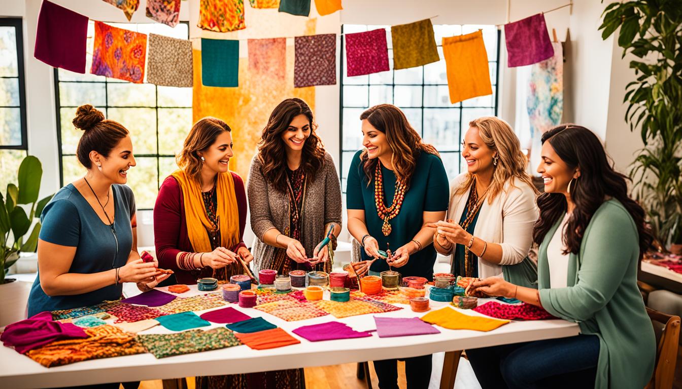 Handrafted diyas supporting women empowerment